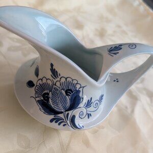 DELFT Holland Blue white Creamer Hand painted